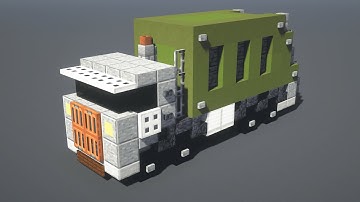 Minecraft Garbage Truck Tutorial