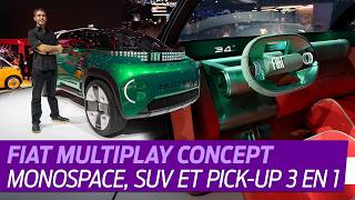 Fiat Multiplay concept (2026). Monospace, SUV et pick-up à la fois