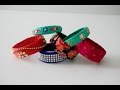 DIY Bangles Using Plastic Bottles & Fabric