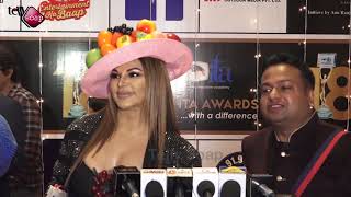 Rakhi Sawant & Deepak Kalal Red Carpet Of 18Th Ita Award - Telly Soap