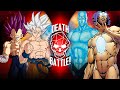 MUI Goku &amp; Vegeta vs. Doctor Manhattan &amp; Living Tribunal | Death Battle