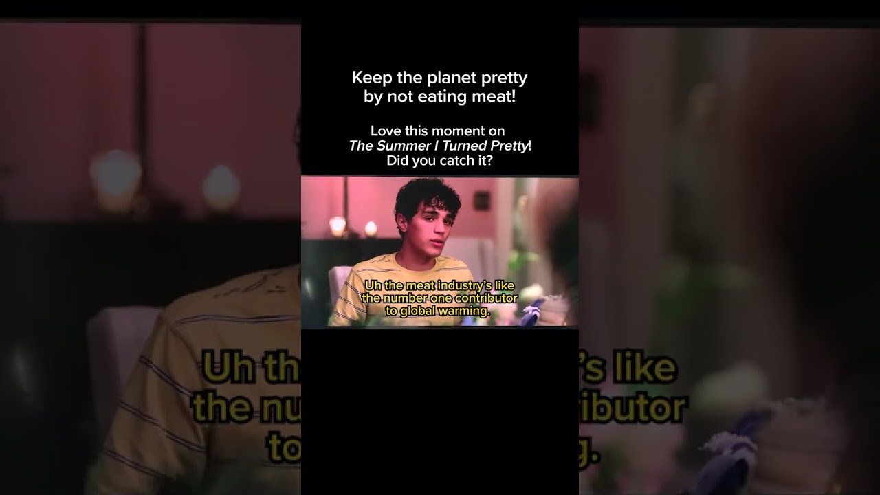 Keep The Planet Pretty By Not Eating Meat 