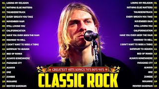 Classic Rock Songs 70s 80s 90s / Nirvana, Queen, The Police, Bon Jovi,  Guns N' Roses