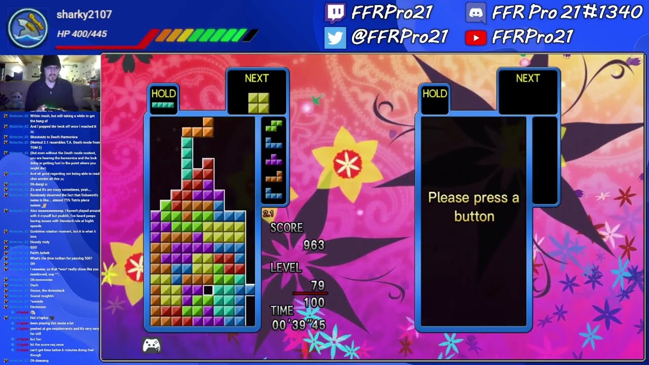 PC - Tetris the Grand Master 4: Absolute Eye - Normal 2.1 (Standard) - Level 865 (M Grade)