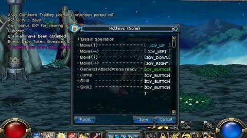 Dungeon Fighter Online-Setting up your Joypad in DFO[Annotated]