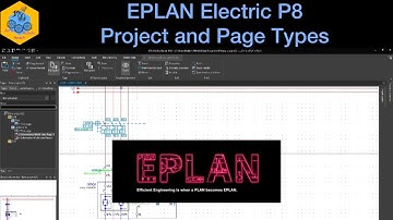 EPLAN Electric P8: Project (Schematic/Macros) & Page (Multi-line) Types #eplan #eplanp8 #electrical