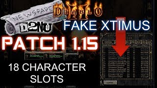 Fake Xtimus Accounts - Patch 1.15 - Blizzard Bans d2jsp users- D2NU (D2 News & Updates) - Diablo 2