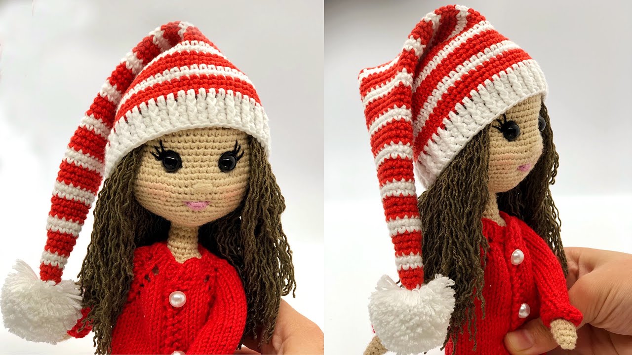 Аксессуары амигуруми |  Как сделать новогоднюю шапку?