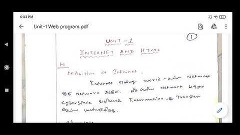 Web Programming Unit-1 Part-1