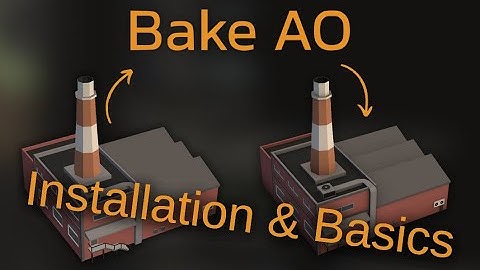 Bake AO - Baking ambient occlusion in Unity - Installation & Basics