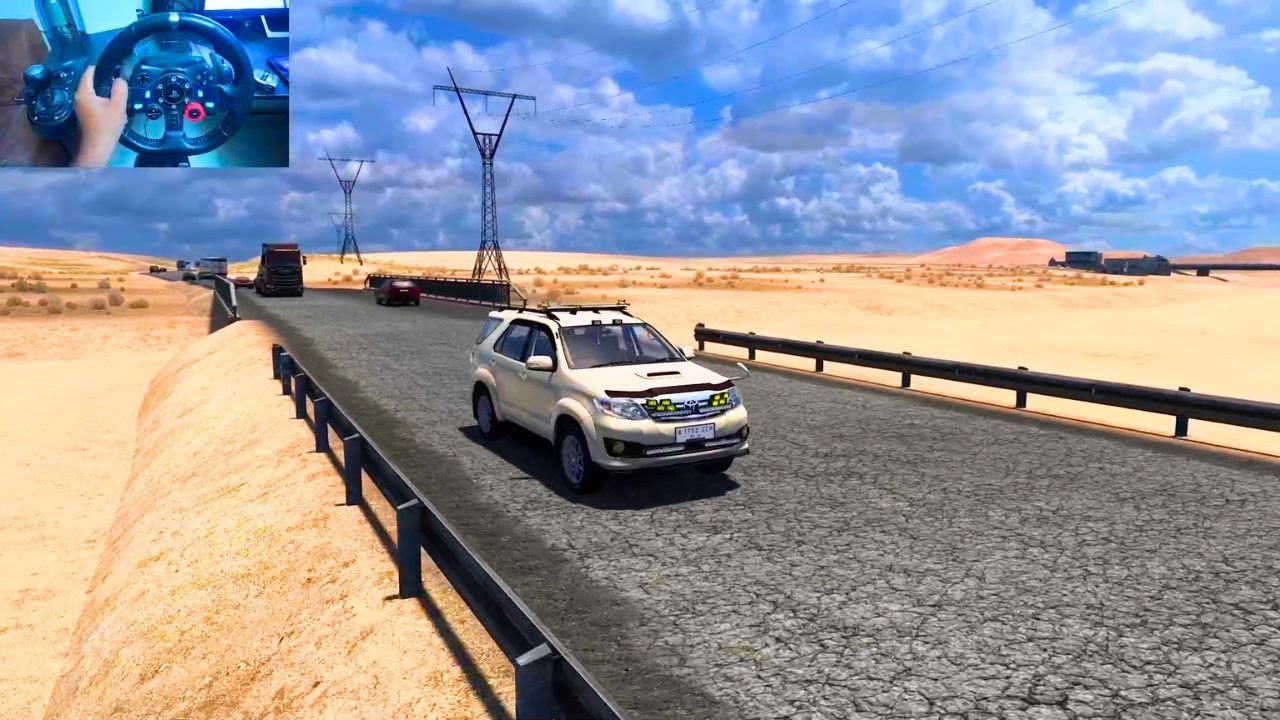 Toyota Fortuner Driving From ( Al - Qaim to Ar - Rutbah ) Euro Truck Simulator 2 Promods