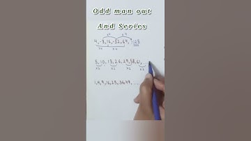 Odd man out and series easy way to solve||Number series easy questions#Shorts#Magical math tricks