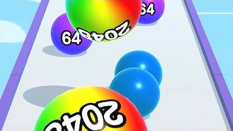 Ball Run 2048! Android iOS ASMR Game!