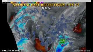 Geoengineering: Twin Hex Vortex - Gulf WV Gen 04-19-14 @WeatherWar101