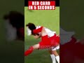 🟥 Red card in 5 seconds | Crazy Football