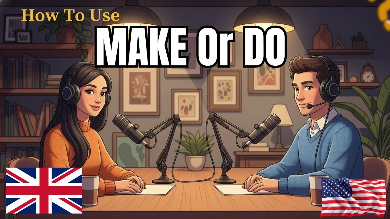 How to Use MAKE or DO in English | English Conversation Practice