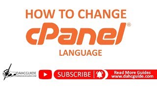 How to change cPanel Language - English