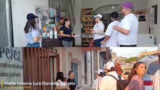 Visita a la colonia Luis Donaldo Colosio, Degollado, Jalisco