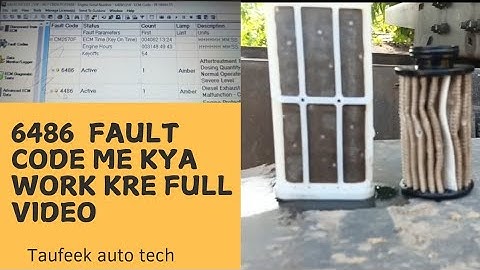 Tata Bs6 Cummins 6486 Fault Code me kya kam kre