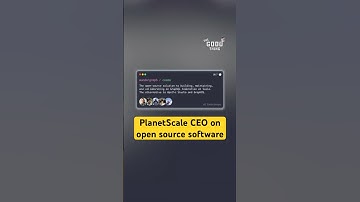 PlanetScale CEO on Open Source Software 👀