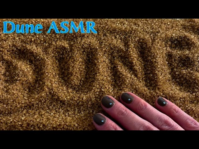ASMR 🌙 Sand dunes of Arrakis - Playing with sand, tracing (no talking)