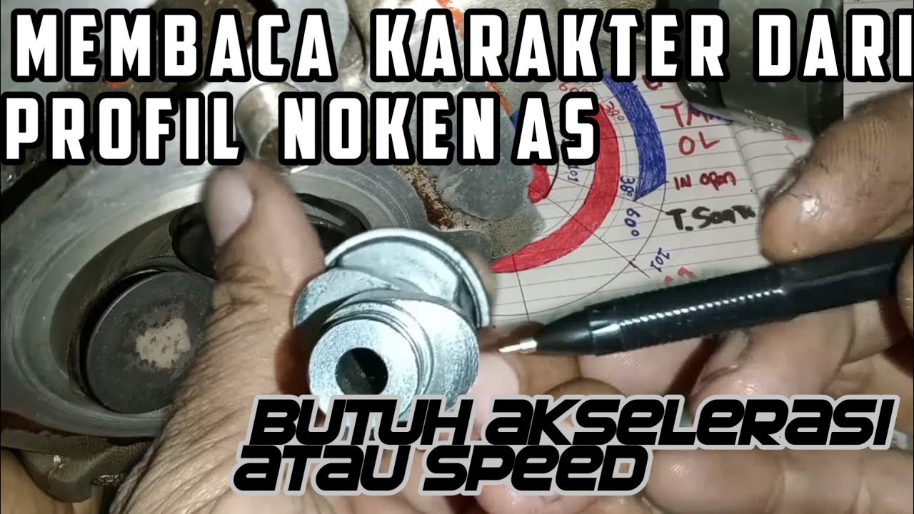 CARA MENENTUKAN KARAKTER MESIN// karakter mesin bisa dilihat dari profil noken as