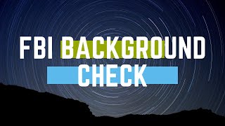 FBI Background Check