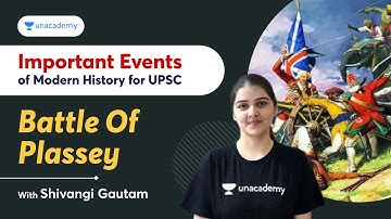 Important Events of Modern History for UPSC | Battle of Plassey | UPSC CSE | Shivangi Gautam