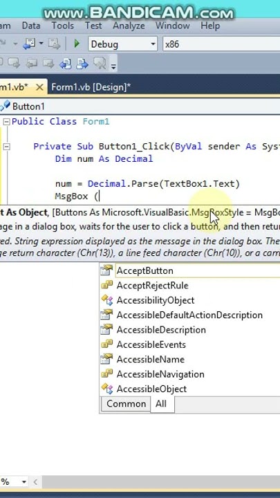 How to use the Floor function in VB.Net - YouTube