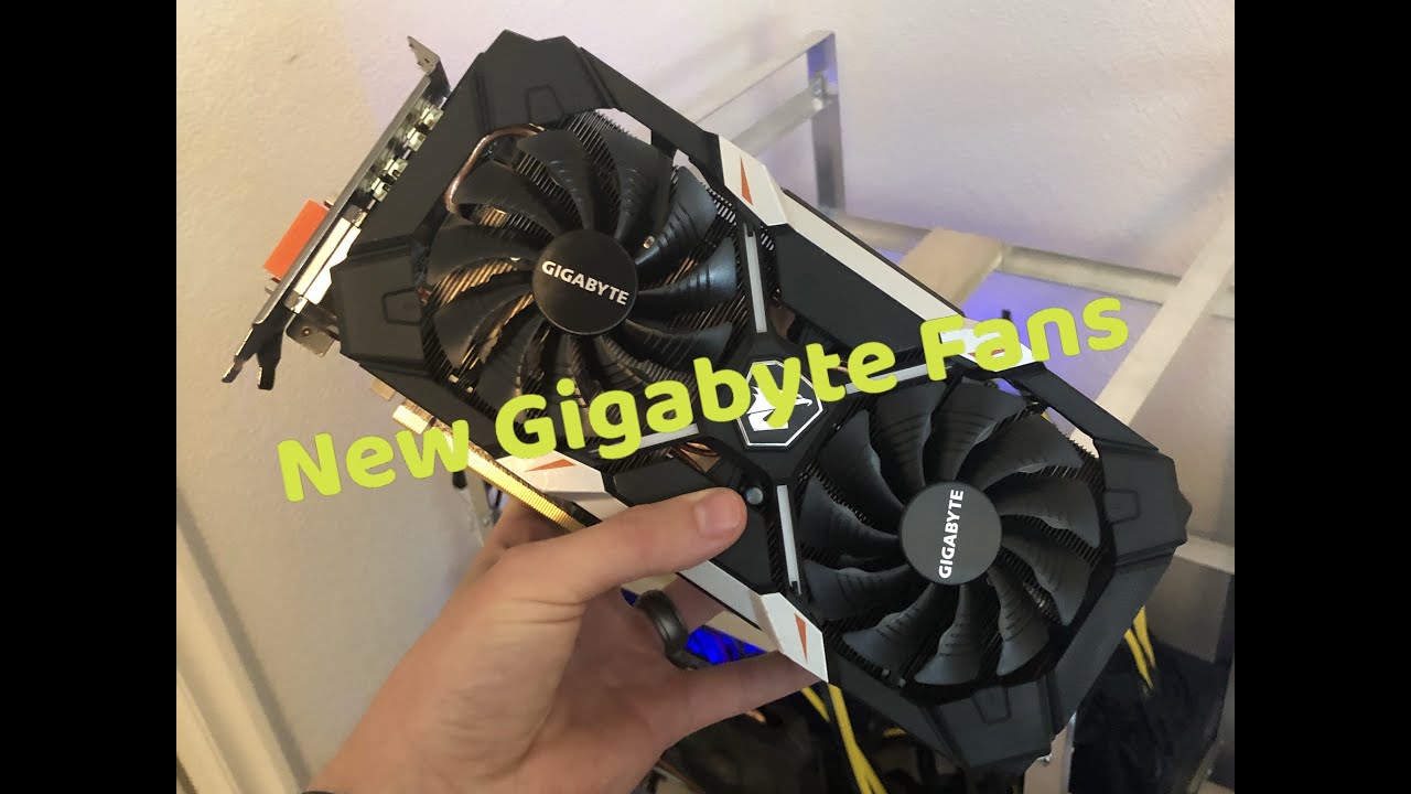 GPU Fan Replacement for Gigabyte GTX Geforce 1060 6GB - YouTube
