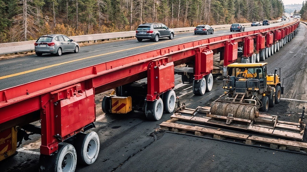 Incredible Mountain Highways Construction Technology - Largest Prestress Girder Bridge Construction