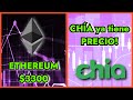 ETHEREUM supera los $3000 - CHIA a más de $1500 dólares