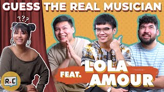 Lola Amour Goes Undercover In a Game of Guess the Musician | Filipino | Rec•Create