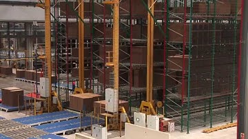 DF Vegabaja Work in Process Vertical Storage System for Corrugated Cardboard