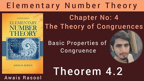 Theorem 4.2 | Chapter 4 | The Theory of Congruences | Number Theory