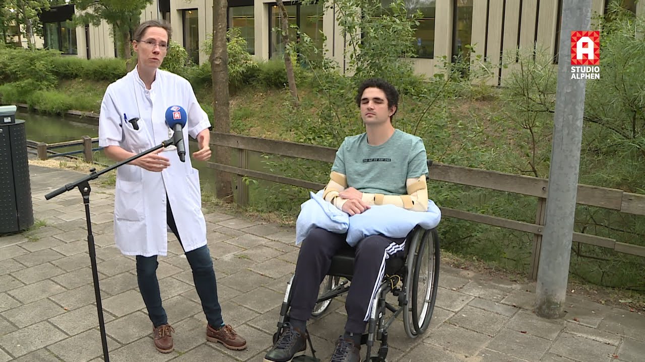 Maarten (26) dreigt met dwarslaesie in verpleeghuis te komen