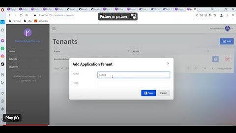 My First Look At Radzen Tenant Feature For Blazor Web Assembly. One Database for all Tenants