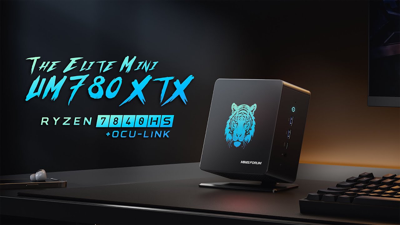 MINISFORUM UM780 XTX Mini PC AMD Ryzen 7 7840HS Gaming Mini PC Windows 11  DDR5 32GB 1TB SSD 8K USB4 WiFi6E Desktop Mini Computer - AliExpress