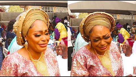 Emotional: Watch Shola Kosoko's Heartwarming Reaction At Her Baby's Naming Ceremony.