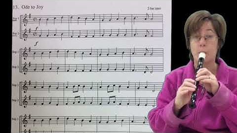 Recorder- Week 10 (Ode to Joy, Second part)