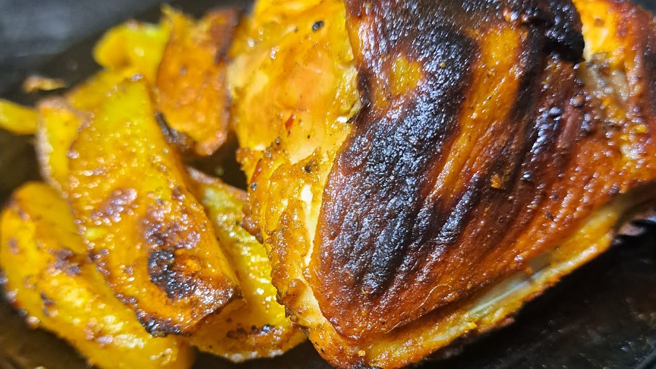  فراخ باللبن الرايب والصلصة طعمها خرافة! ومعاها بطاطس ويجز ولا أروع 🍗🥔