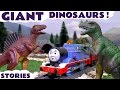 Giant Brave Thomas The Train Stories with Stop Motion Dinosaurs