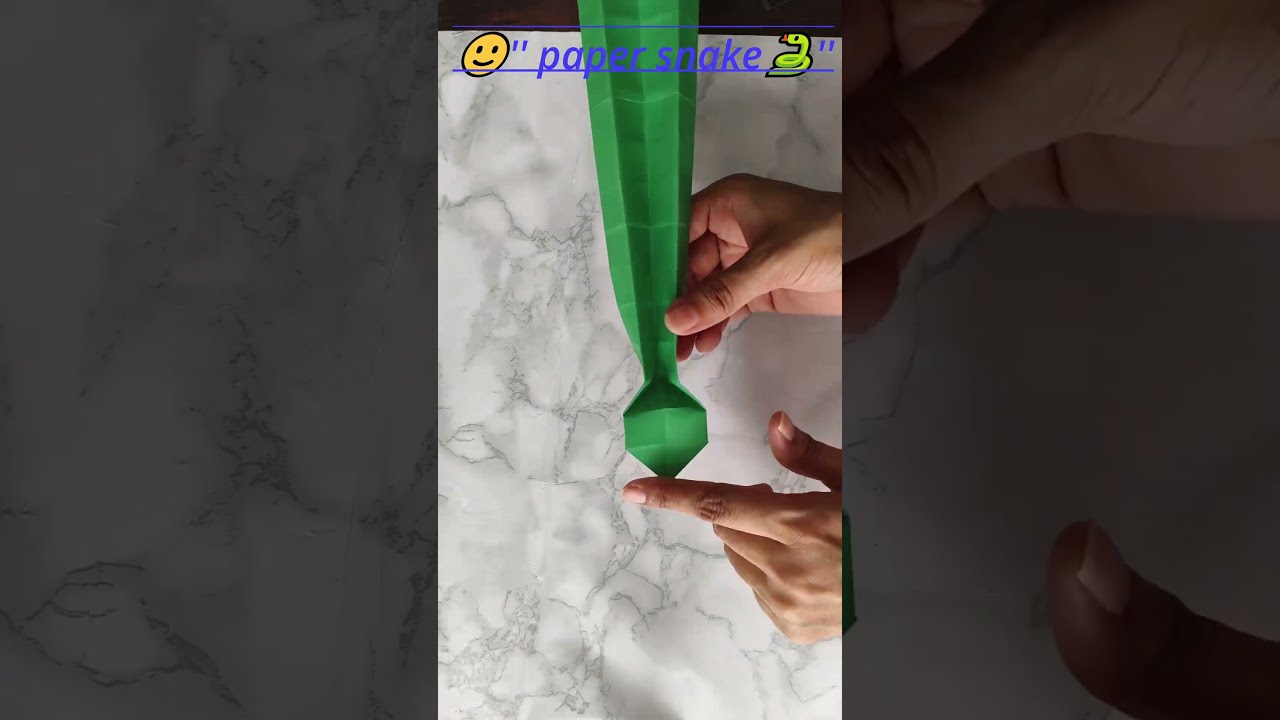  Origami Snake That Moves Easy Paper Craft Shorts Feed