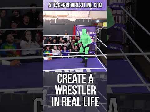 Create A Wrestler In Real Life  #attackprowrestling #wwe2k #wwe2k24 #videogames #wwe