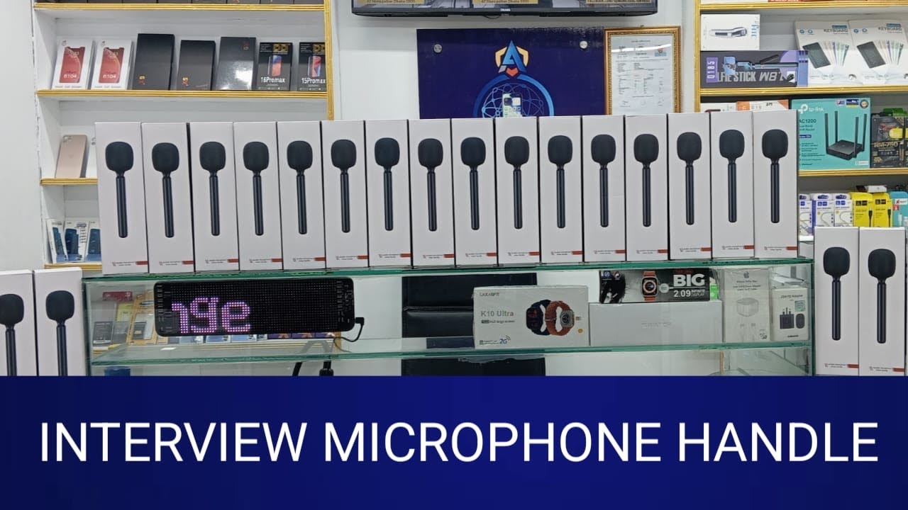 Wireless Microphone Holder for Interview Review | Best Mic Handle for YouTubers & Interview