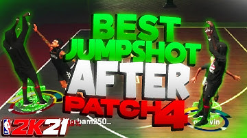 THIS JUMPSHOT IS BETTER THAN A MODDED CONTROLLER IN NBA 2K21! BEST JUMPSHOT AFTER PATCH 4 NBA 2K21!