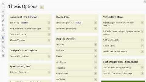 Thesis Theme - Introduction to Thesis Options