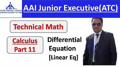 AAI ATC | MATH Calculus Part 11 Differential Equation by Akhilesh Sir | SpeedUp Education