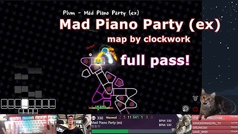 [ADOFAI Custom Clear] Plum - Mad Piano Party (ex) (map by Clockwork)