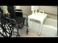 Tub and shower transfers using a Transfer Bench